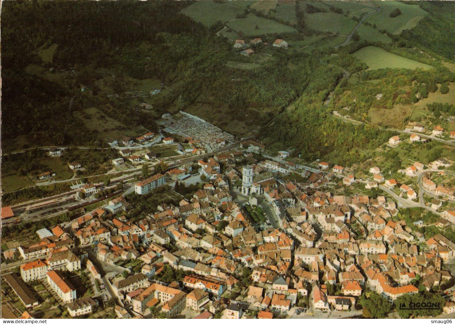 25 - BAUME-LES-DAMES - VUE AÉRIENNE - Baume Les Dames