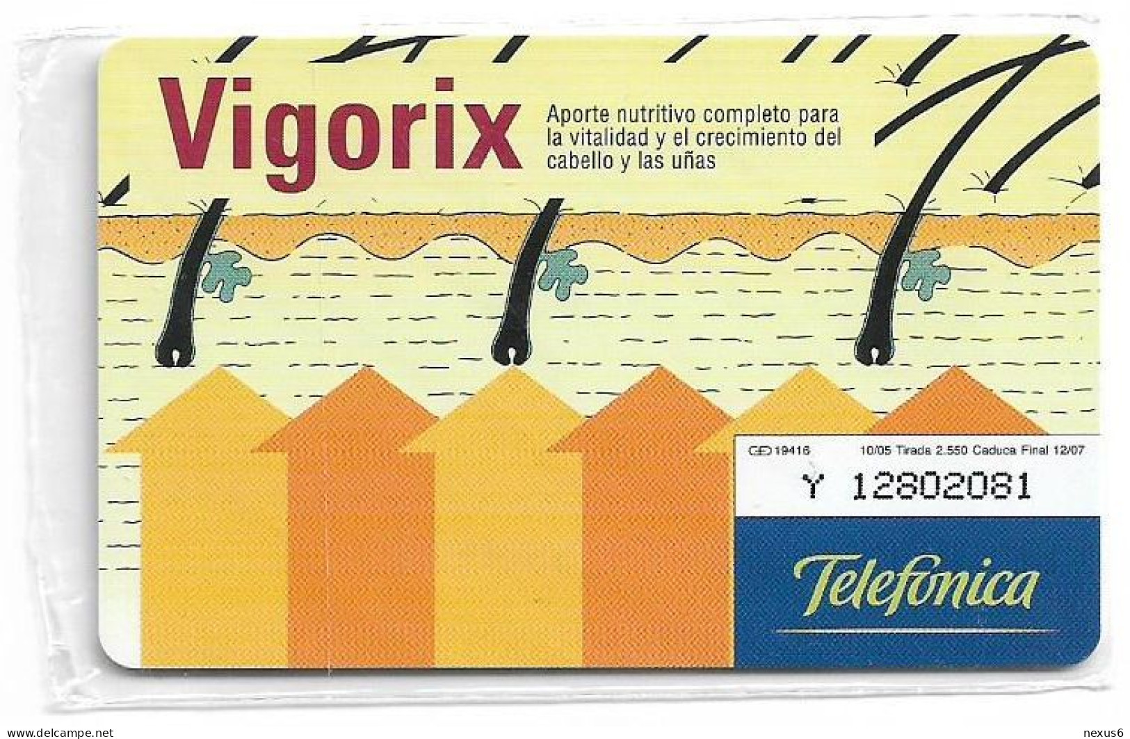 Spain - Telefónica - Vigorix - P-575 - 10.2005, 6€, 2.550ex, NSB - Privatausgaben