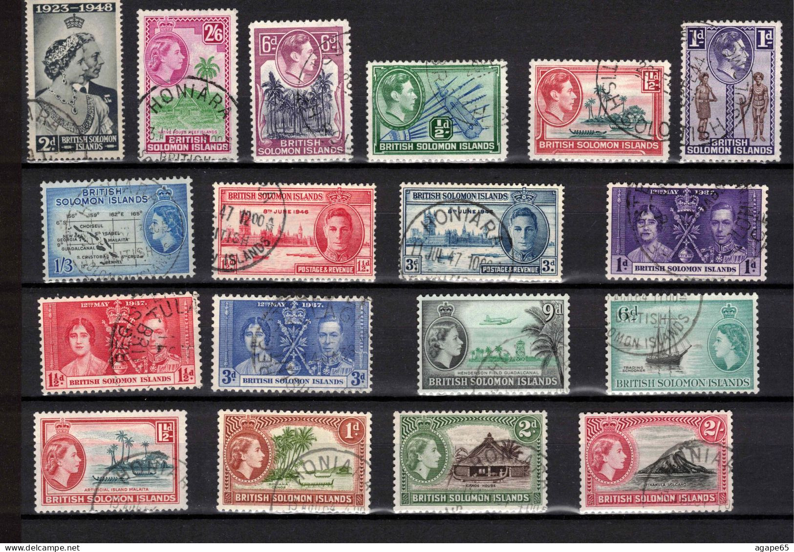 Solomon Islands Lot 1937-63 - Iles Salomon (...-1978)