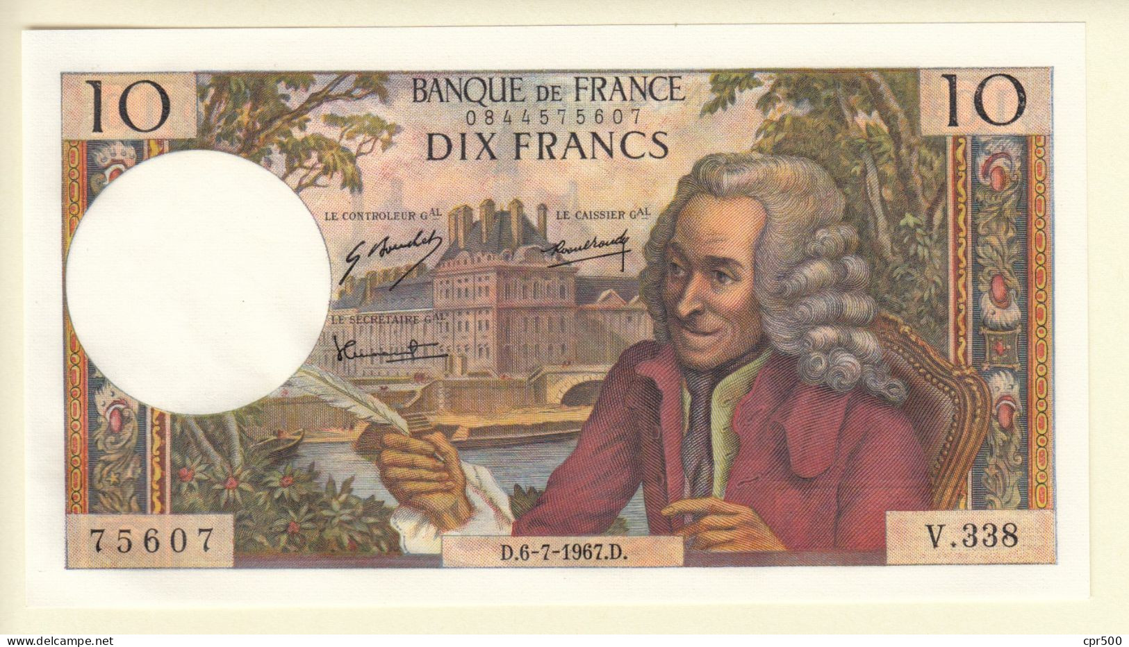 10 Francs VOLTAIRE FRANCE Type 1963 F.62.27 Pr.Neuf - 10 F 1963-1973 ''Voltaire''