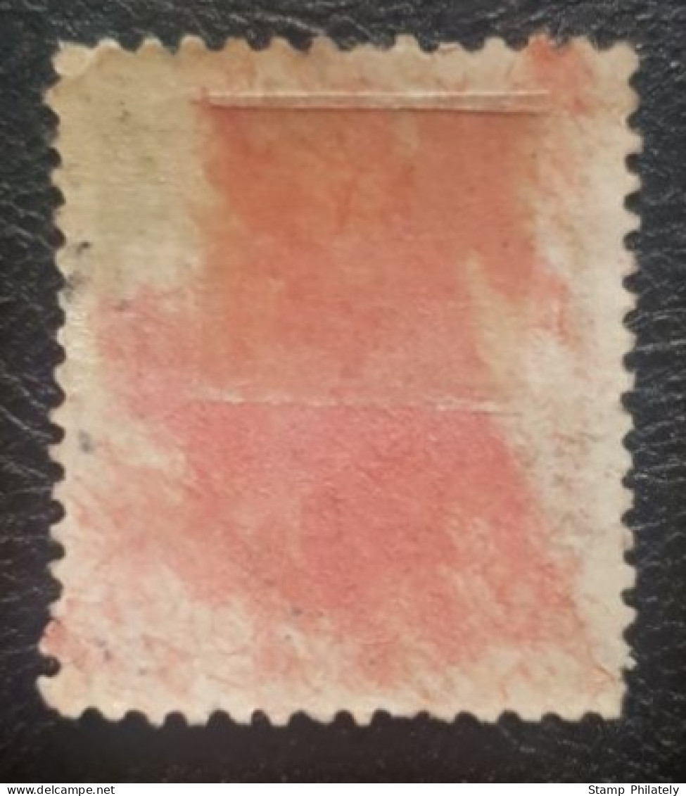 Denmark Wavy Lines 7 Classic Used Stamp - Sonstige & Ohne Zuordnung