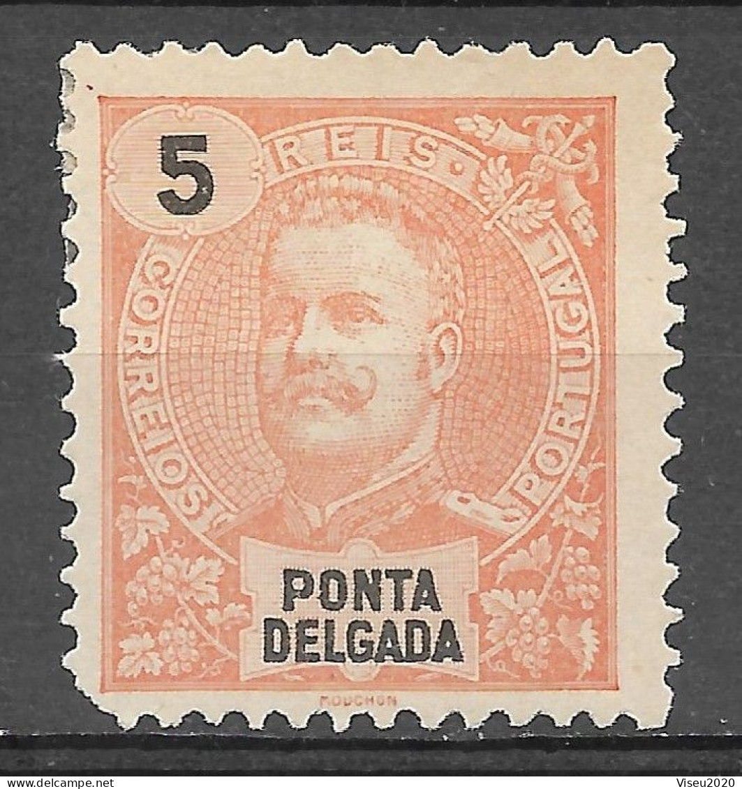 Portugal Ponta Delgada 1897 D. Carlos - Tipos De Portugal Com Legenda «PONTA DELGADA» Af 14 - Ponta Delgada