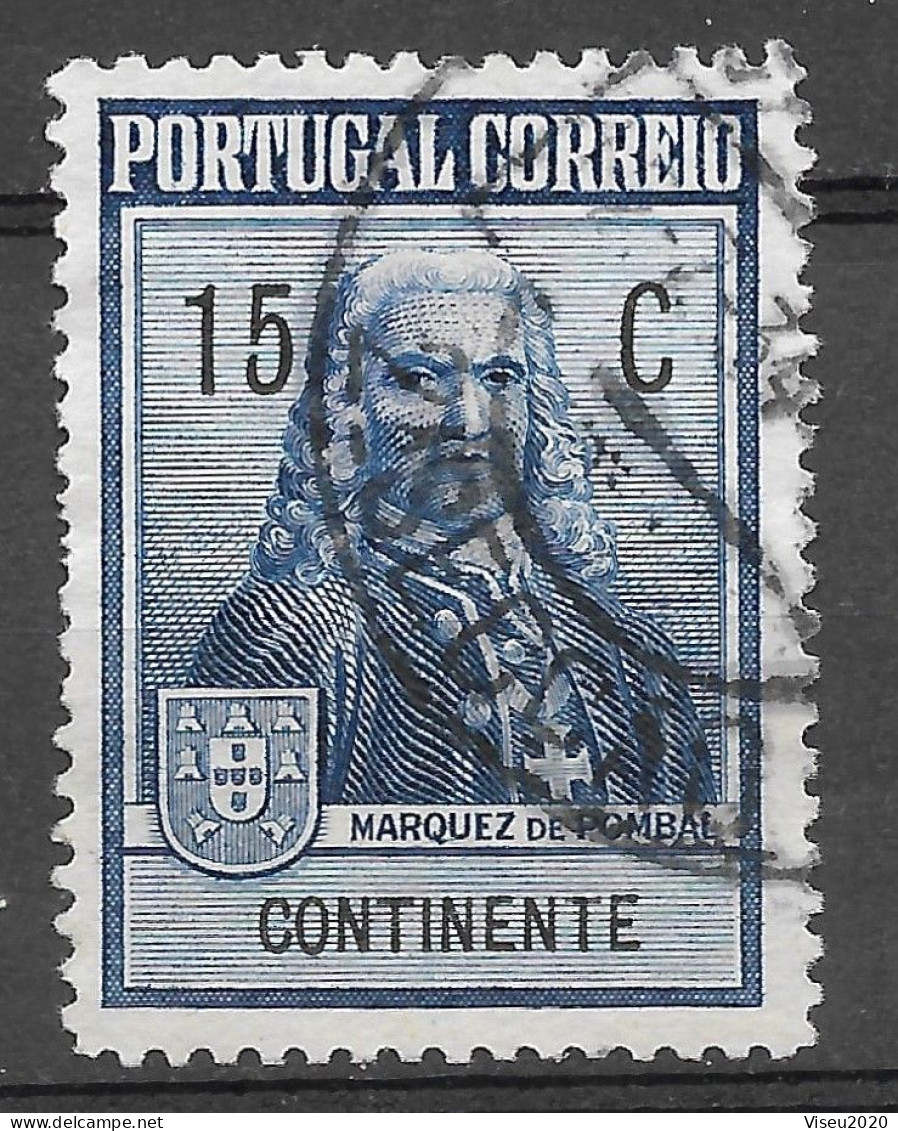 Portugal 1925 Monumento Ao Marquês De Pombal - Af 18 - Oblitérés