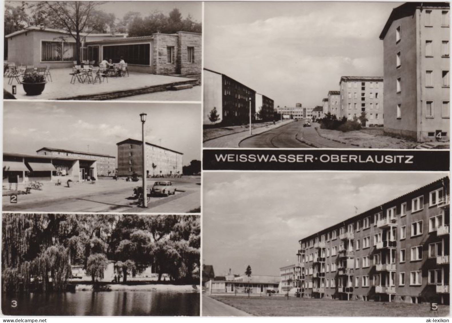 Weißwasser&#47;Oberlausitz Běła Woda Mehr-Bild: Tierpark-Cafe, Wohnkomplexe An Kaufhalle Und Humboldtstraße 1970 - Weisswasser (Oberlausitz)