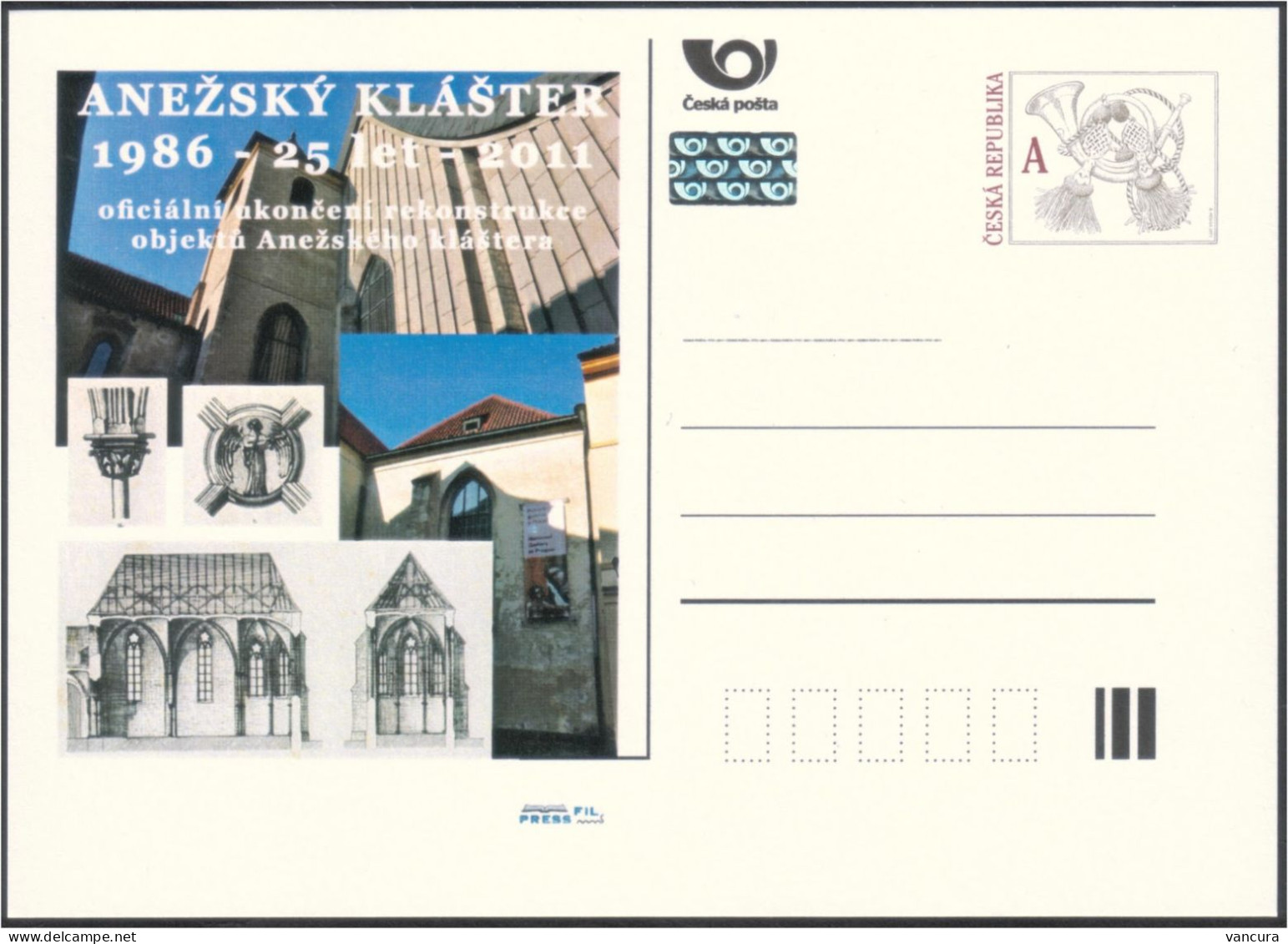 CDV C Czech Republic Anniversary Of St Agnes Of Bohemia 2011 - Postkaarten