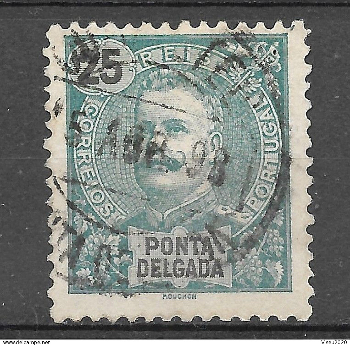 Portugal Ponta Delgada 1897 D. Carlos - Tipos De Portugal Com Legenda «PONTA DELGADA» Af 18 - Ponta Delgada