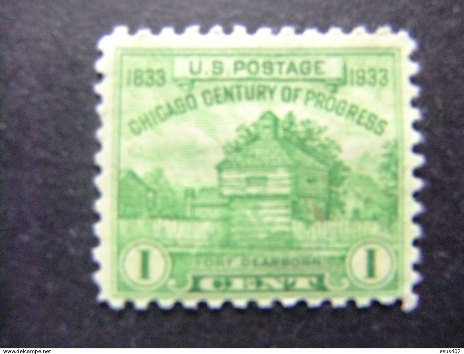 ESTADOS UNIDOS / ETATS-UNIS D'AMERIQUE 1933 / FORT DEARBORN YVERT 320 * MH - Unused Stamps