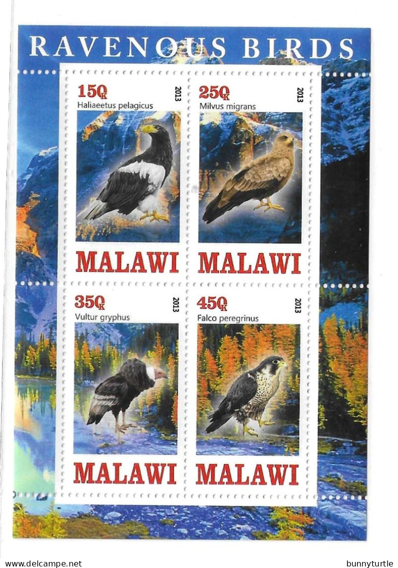 Malawi 2013 Bird Of Prey Birds S/S MNH - Malawi (1964-...)
