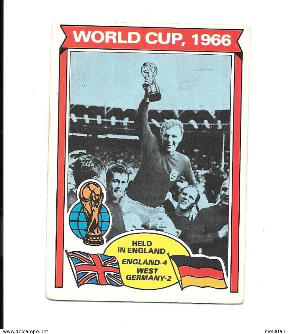 EG39 - TOPPS CARD 1976 - WORLD CUP WINNERS -  ANGLETERRE 1966 - Trading Cards