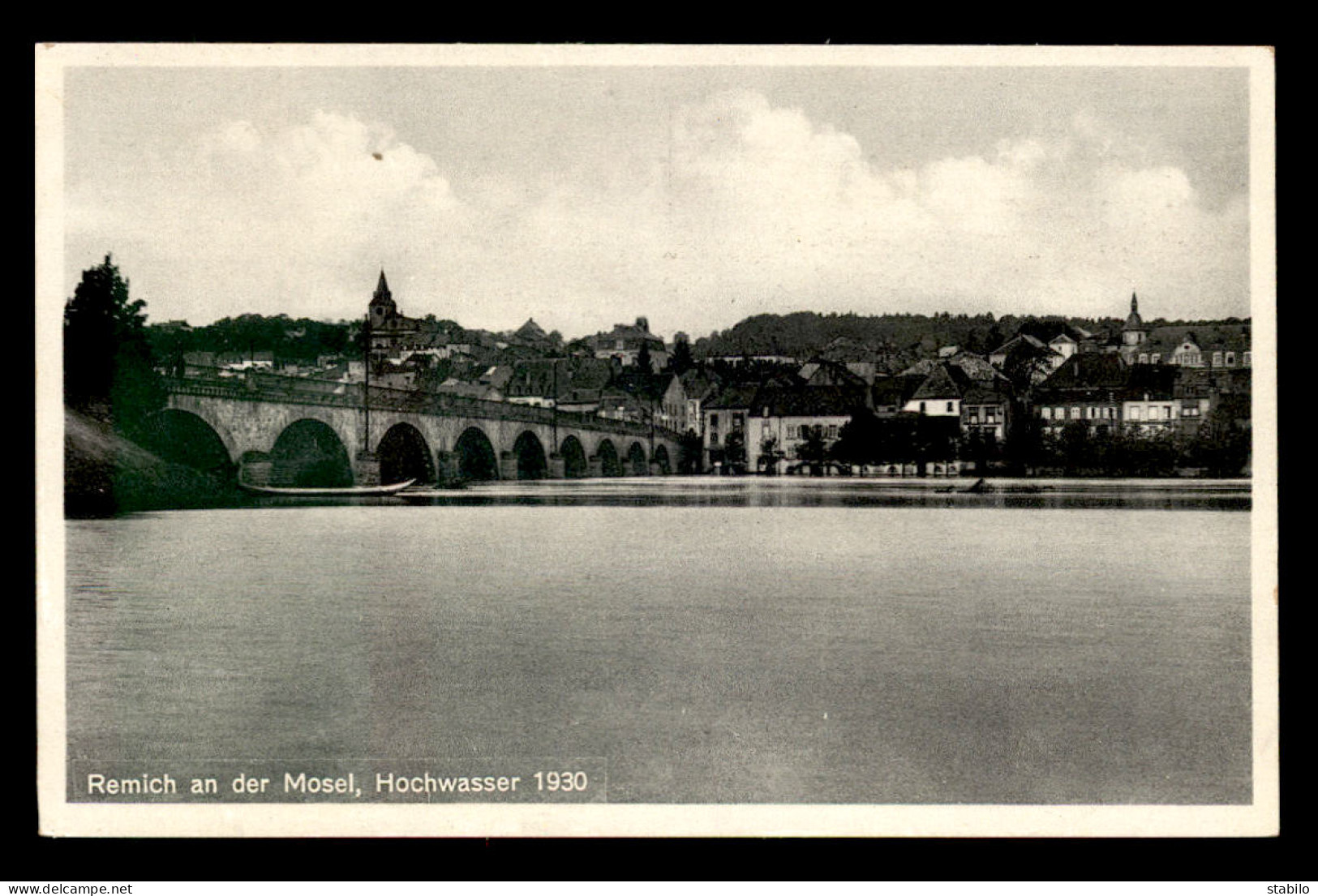 LUXEMBOURG - REMICH - HOCHWASSER 1930 - Remich