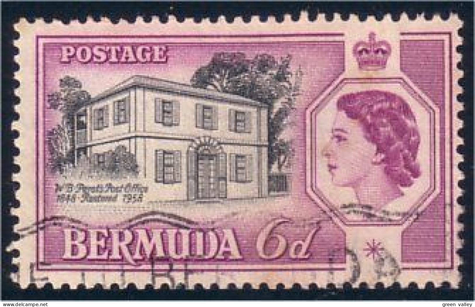 188 Bermuda 6d Perot's Post Office (BER-43) - Autres & Non Classés
