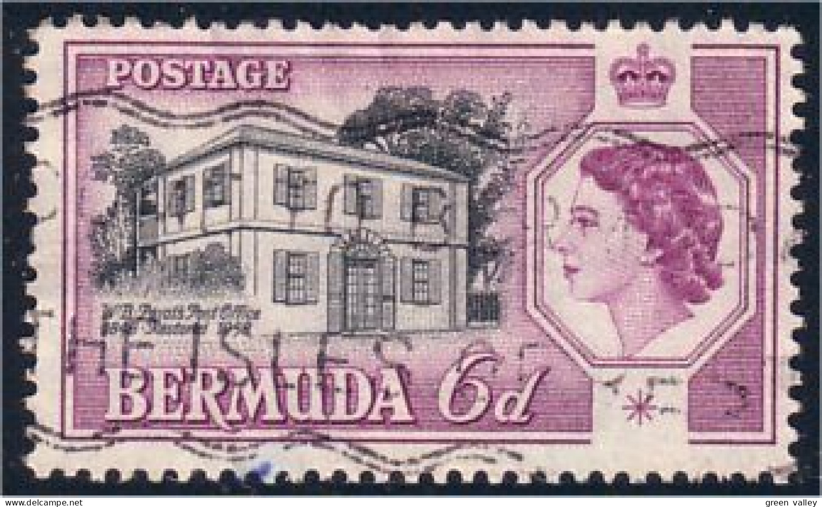 188 Bermuda 6d Perot's Post Office (BER-42) - Autres & Non Classés