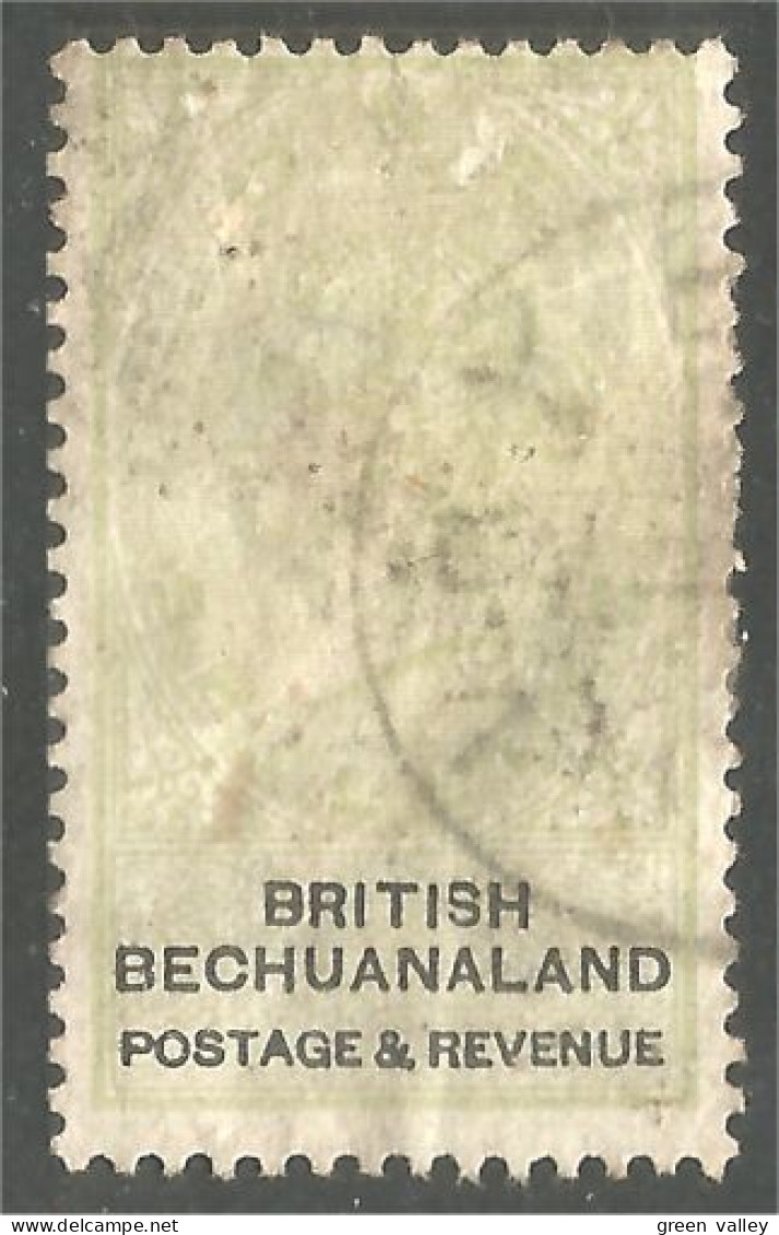 184 Bechuanaland 1887 1 Sh Green Vert (BEC-25) - 1885-1895 Colonia Británica