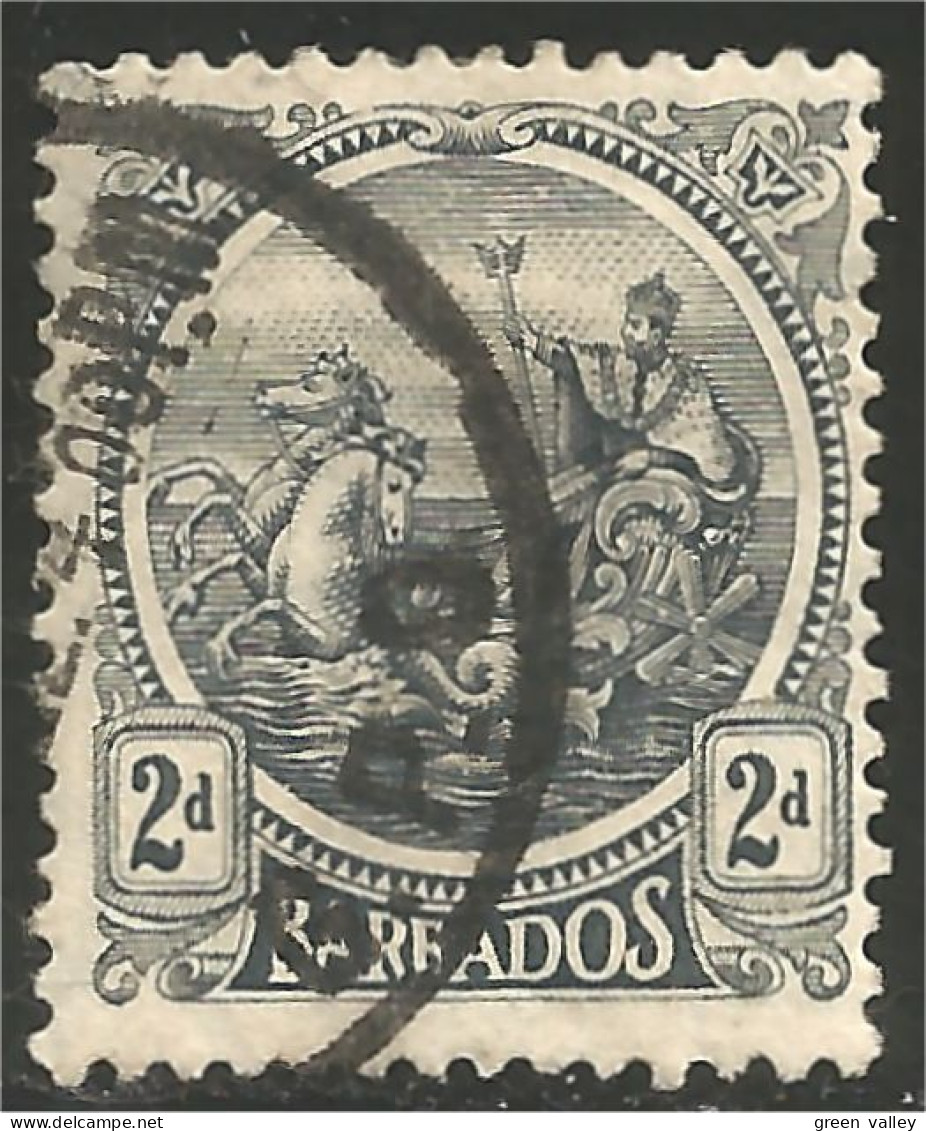 176 Barbados 2p Seal Of Colony (BBA-127) - Barbades (...-1966)