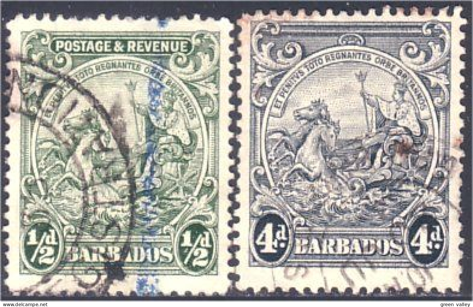 176 Barbados Seal 1/2d 4d (BBA-101) - Barbados (1966-...)