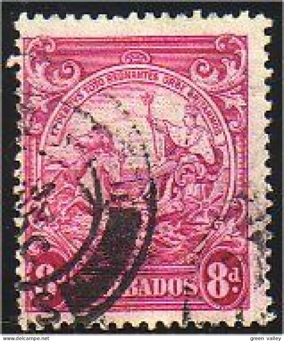 176 Barbados 8c Britannia (BBA-47) - Barbades (...-1966)