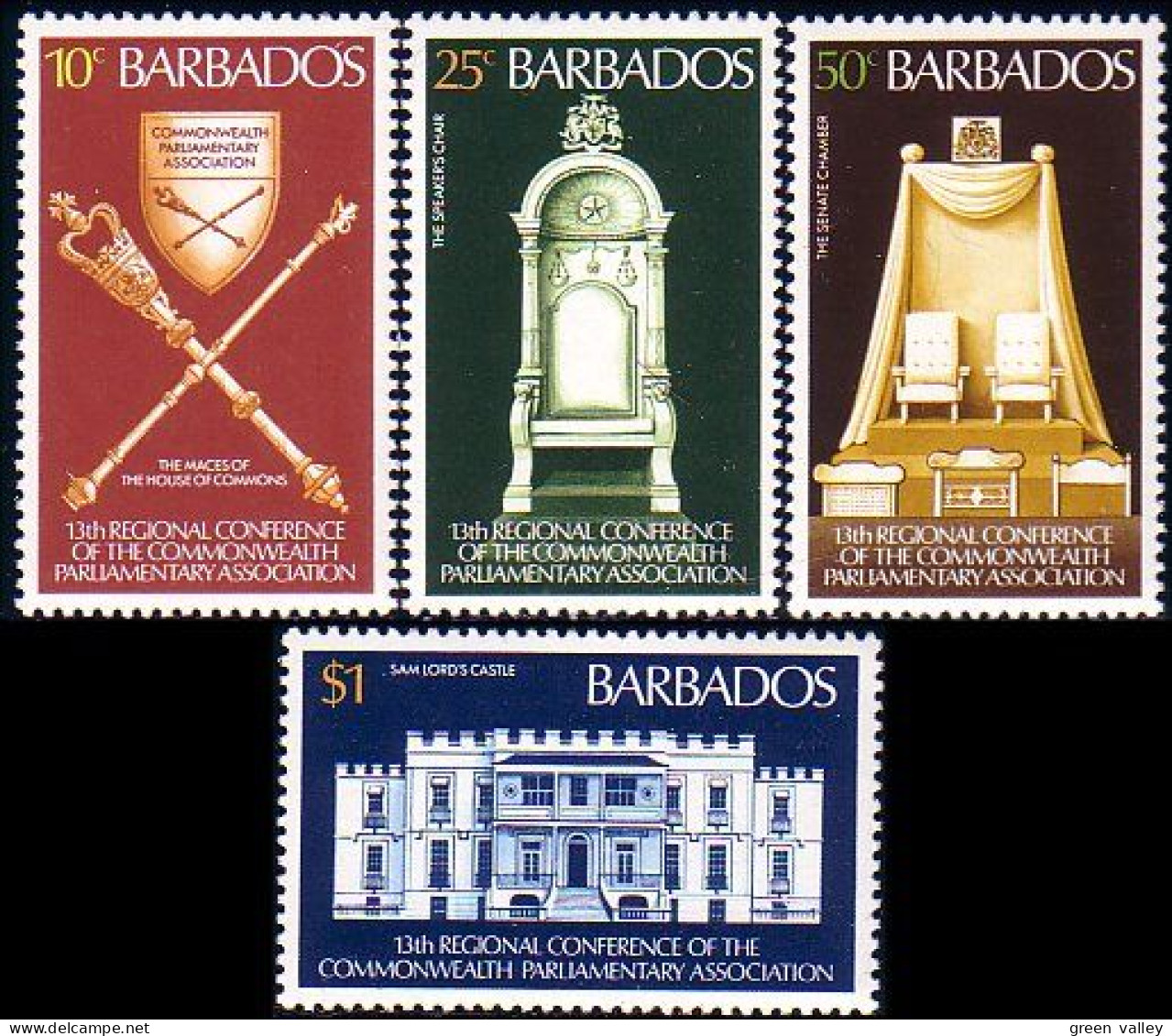 176 Barbados Parliamentary Commission MNH ** Neuf SC (BBA-19) - Barbados (1966-...)