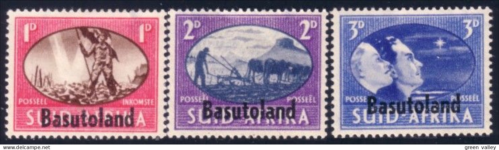 170 Basutoland Overprint Surcharge (BAS-41) - 1933-1964 Colonia Britannica