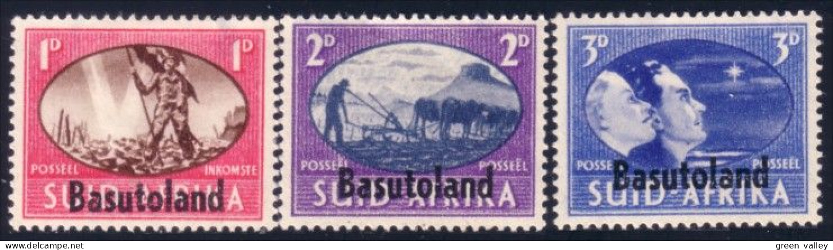 170 Basutoland Overprint Surcharge (BAS-41) - 1933-1964 Kronenkolonie