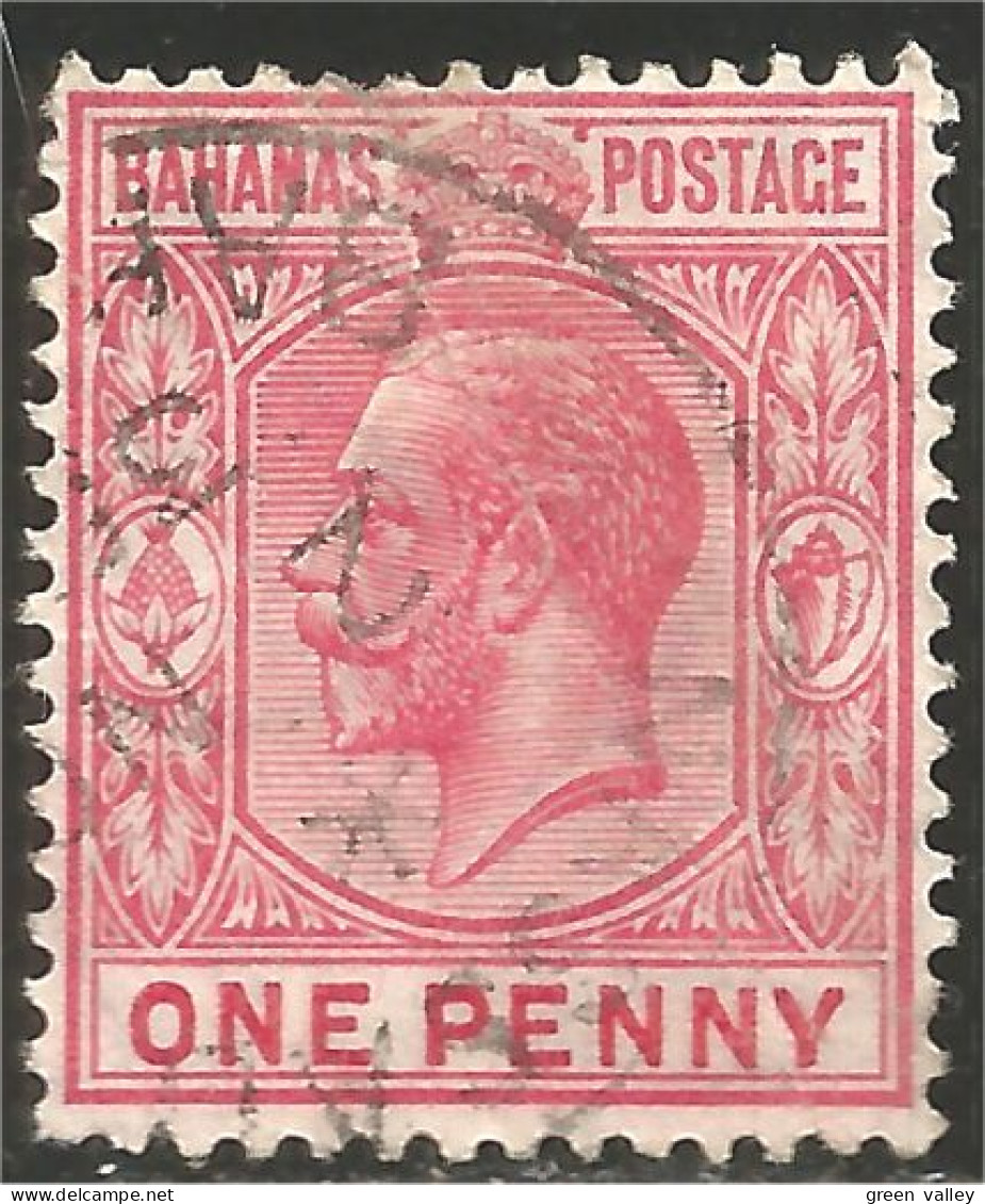 164 Bahamas 1p Rose (BAH-165) - 1859-1963 Crown Colony