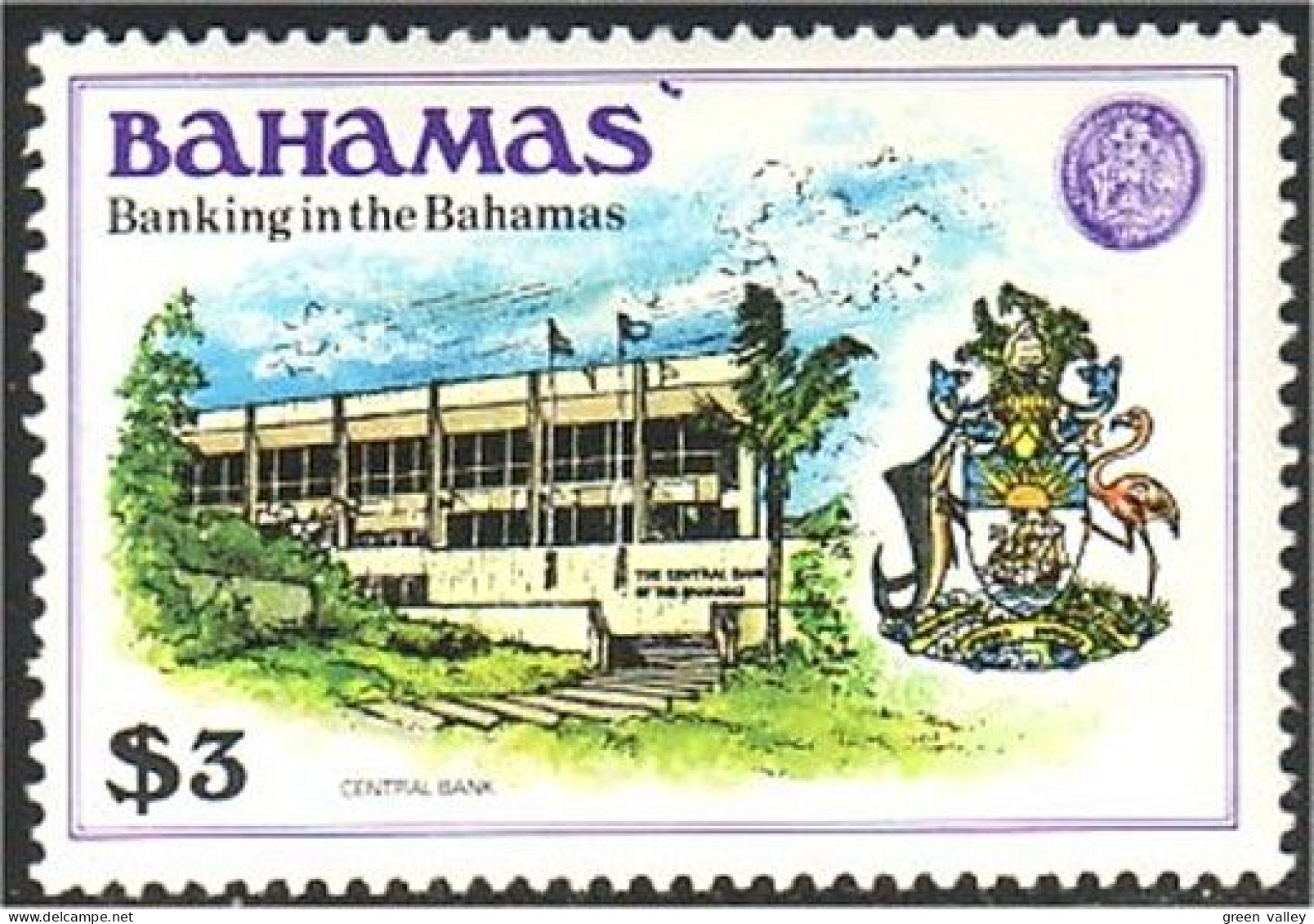 164 Bahamas Banking Banque MNH ** Neuf SC (BAH-118) - 1963-1973 Autonomía Interna