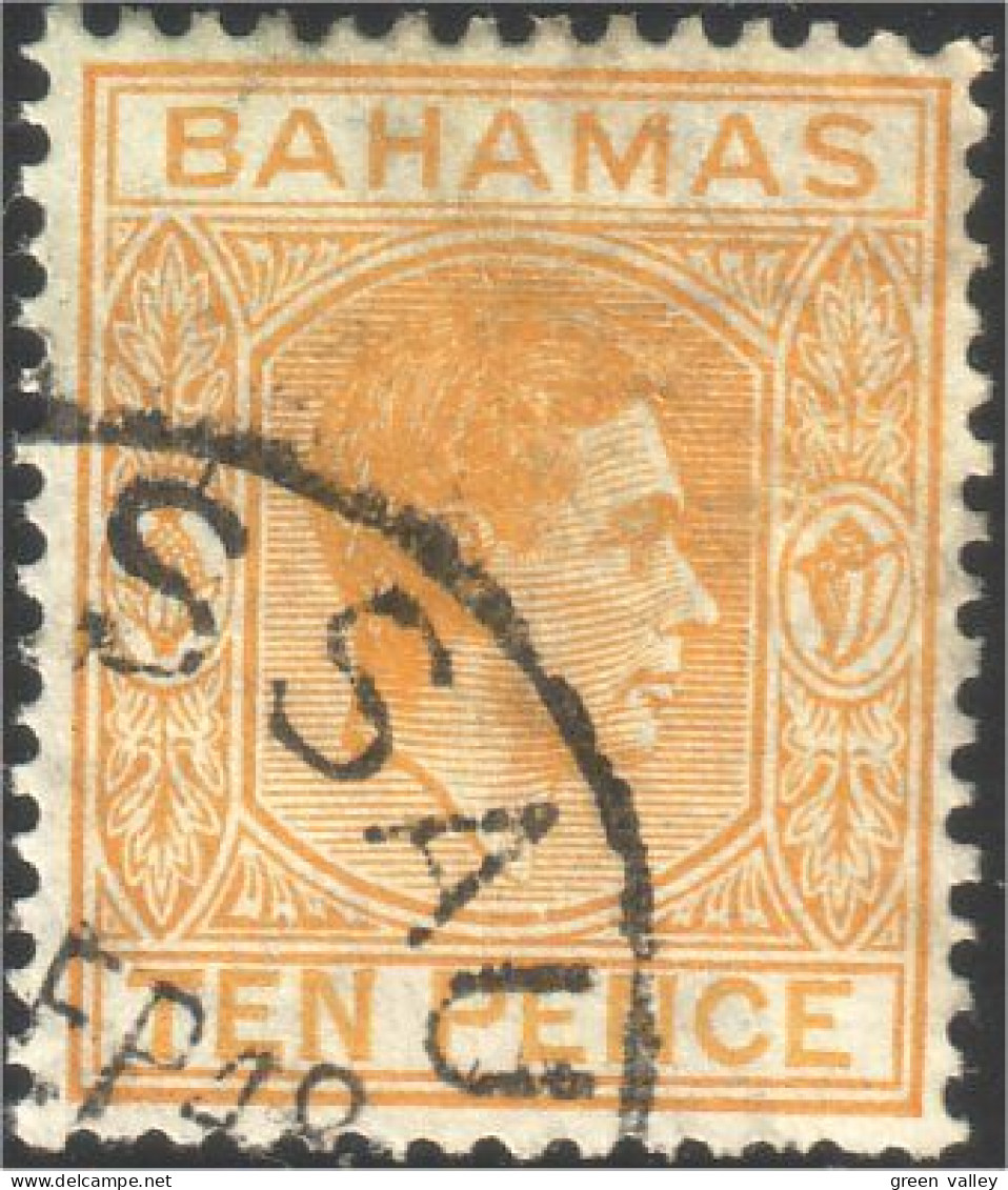 164 Bahamas Monnaie Ten Pence Coin (BAH-23) - 1859-1963 Kolonie Van De Kroon