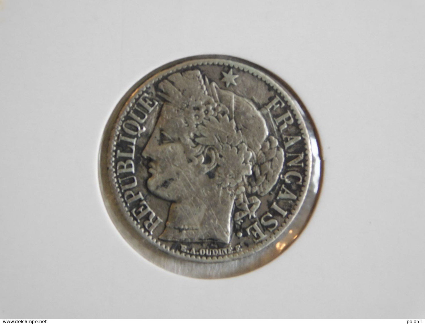 France 1 Franc 1872 K (631) Argent Silver - 1 Franc