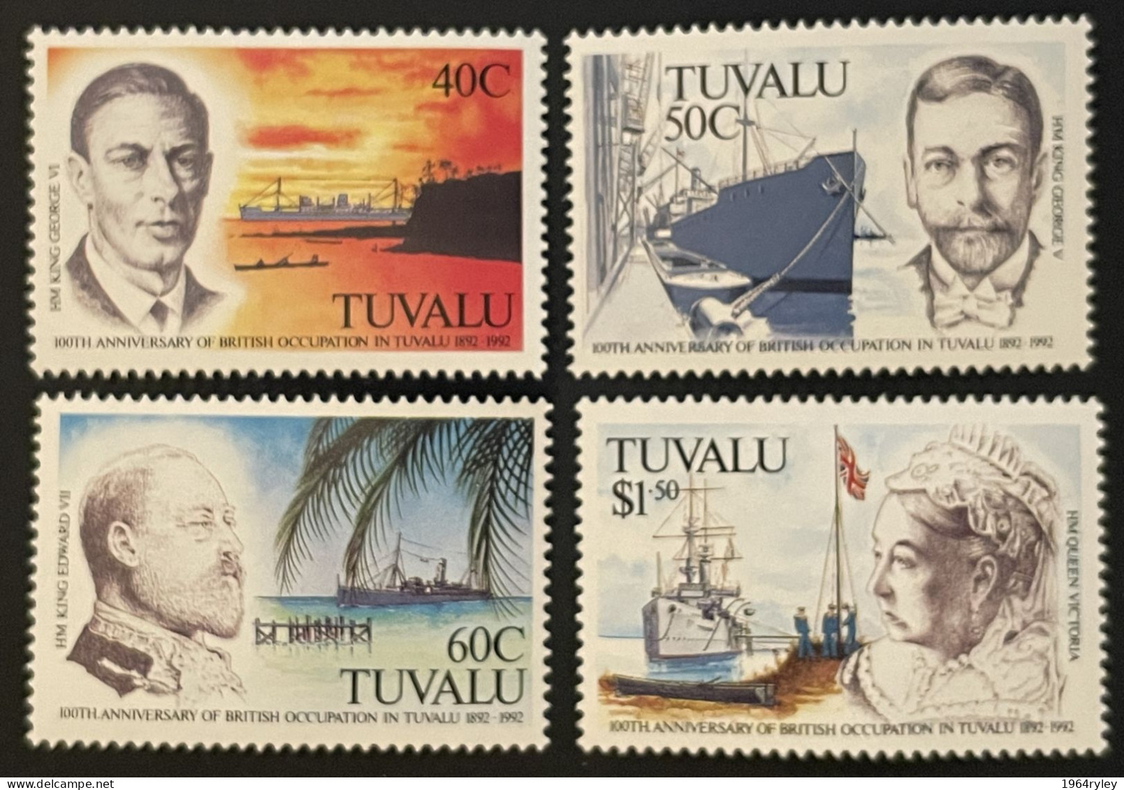 TUVALU - MNH** - 1992 - # 611/614 - Tuvalu