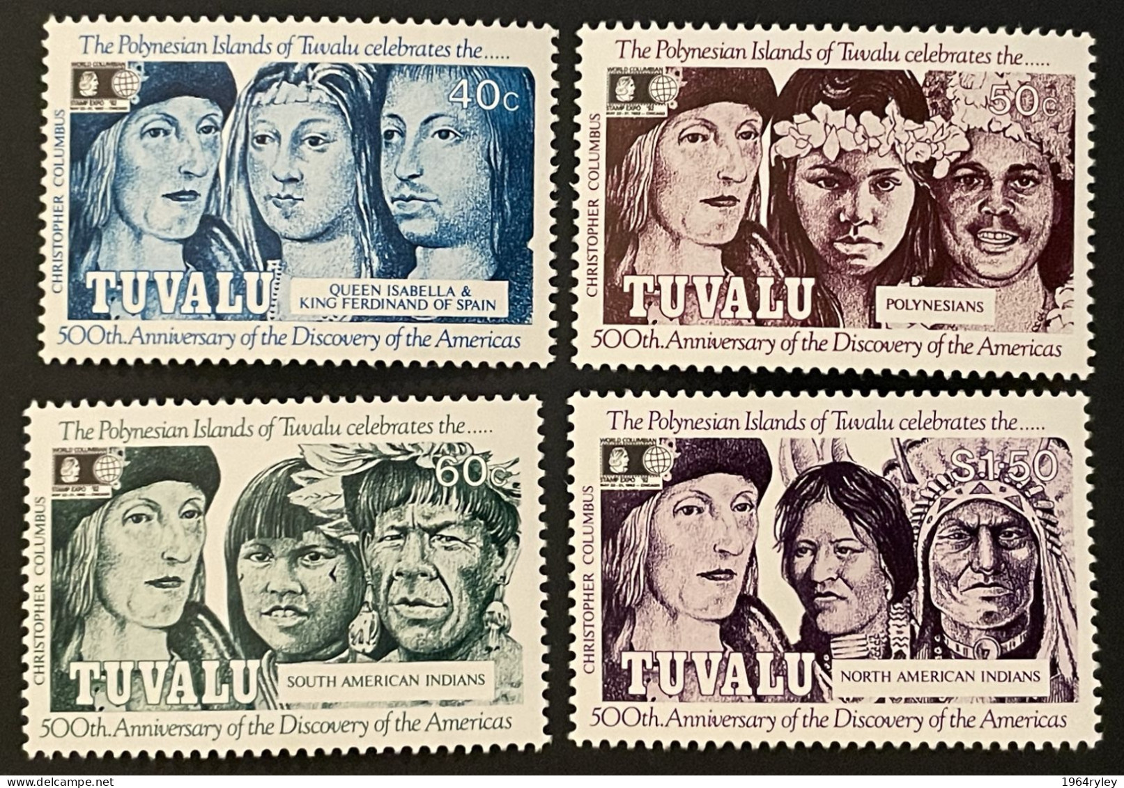 TUVALU - MNH** - 1992 - # 615/618 - Tuvalu