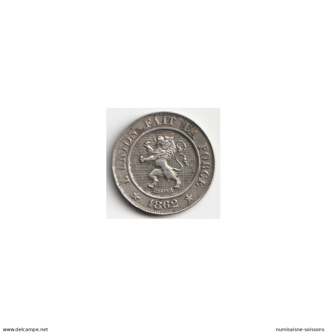 BELGIQUE - KM 22 - 10 CENTIMES 1862 - TTB - 10 Cent