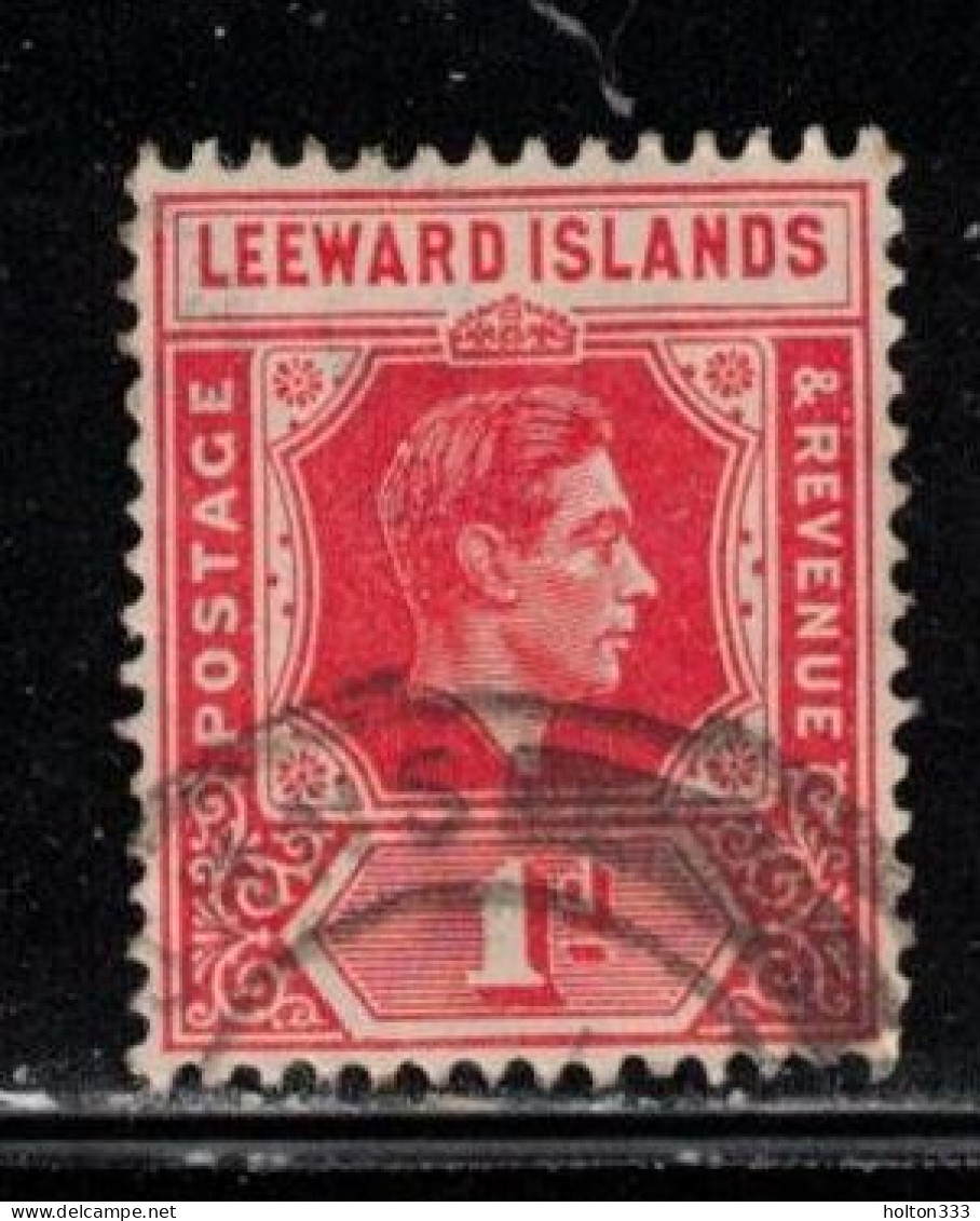 LEEWARD ISLANDS Scott # 105 Used - KGVI - Leeward  Islands