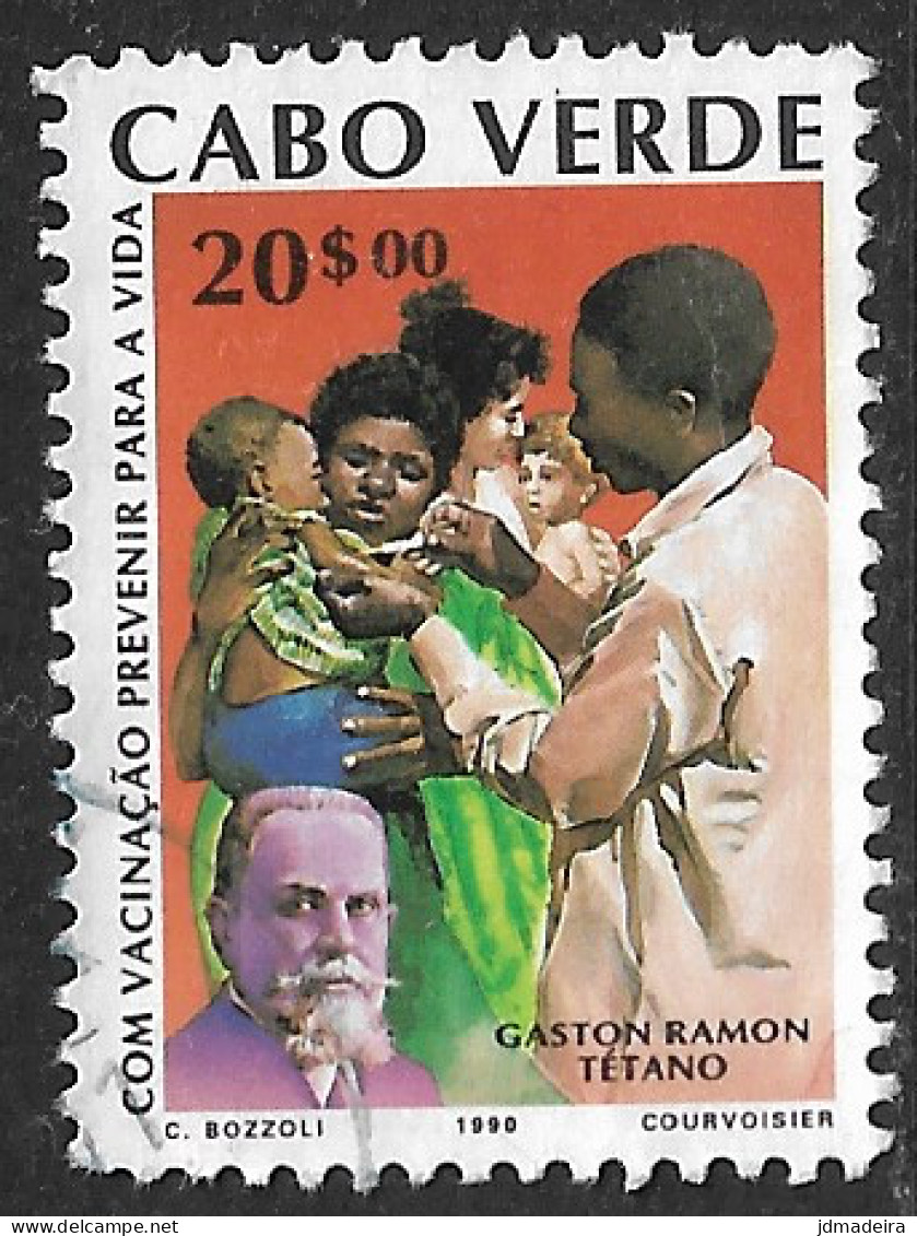 Cabo Verde – 1990 Vacination 20$00 Used Stamp - Kap Verde