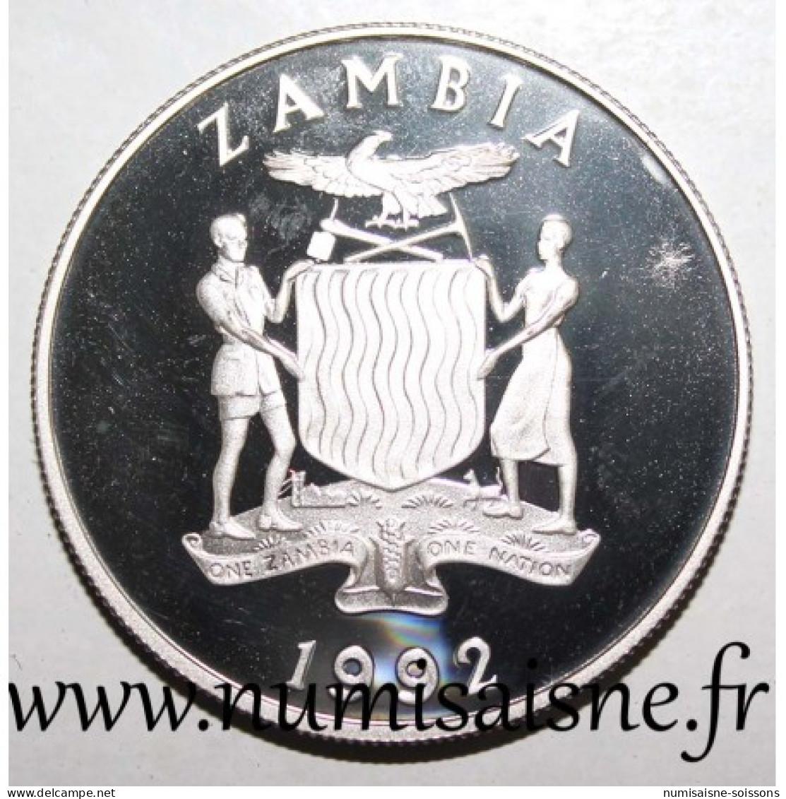 ZAMBIE - KM 28 - 100 KWATCHA 1992 - Jeux Olympique De Barcelone - Boxe - BE - Zambia