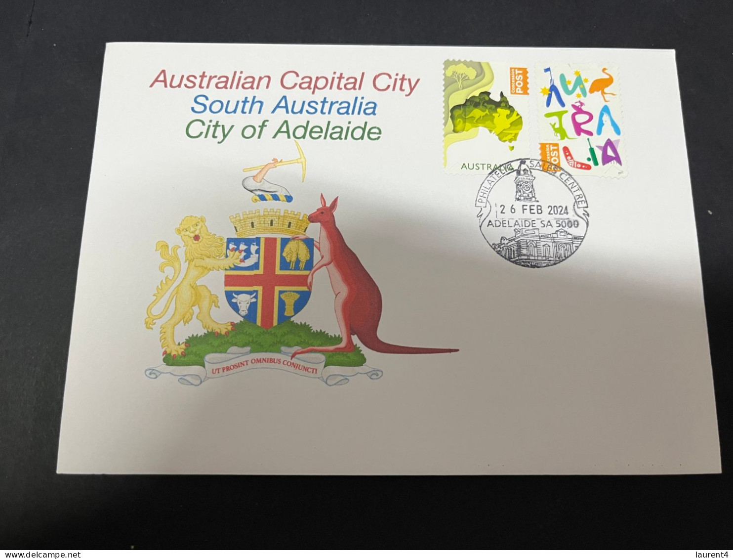 4-3-2024 (2 Y 9) Australia Post 2 Different "Concession" Stamps (city Of Adelaide Postmark SA) - Briefe U. Dokumente