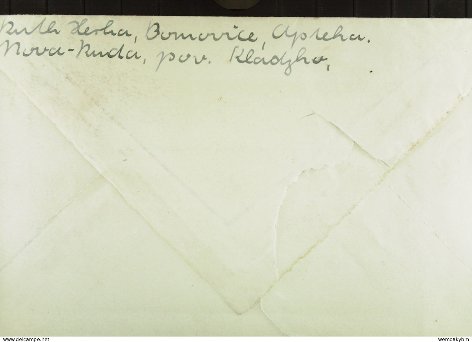 Polen: Brief Mit POLSKA 10 Zt Im Senkr. Paar Vom ??.12.1946 Aus NOVA-RUDA Nach Halle/Saale -unsauber Aufgerissen Rs. - Lettres & Documents