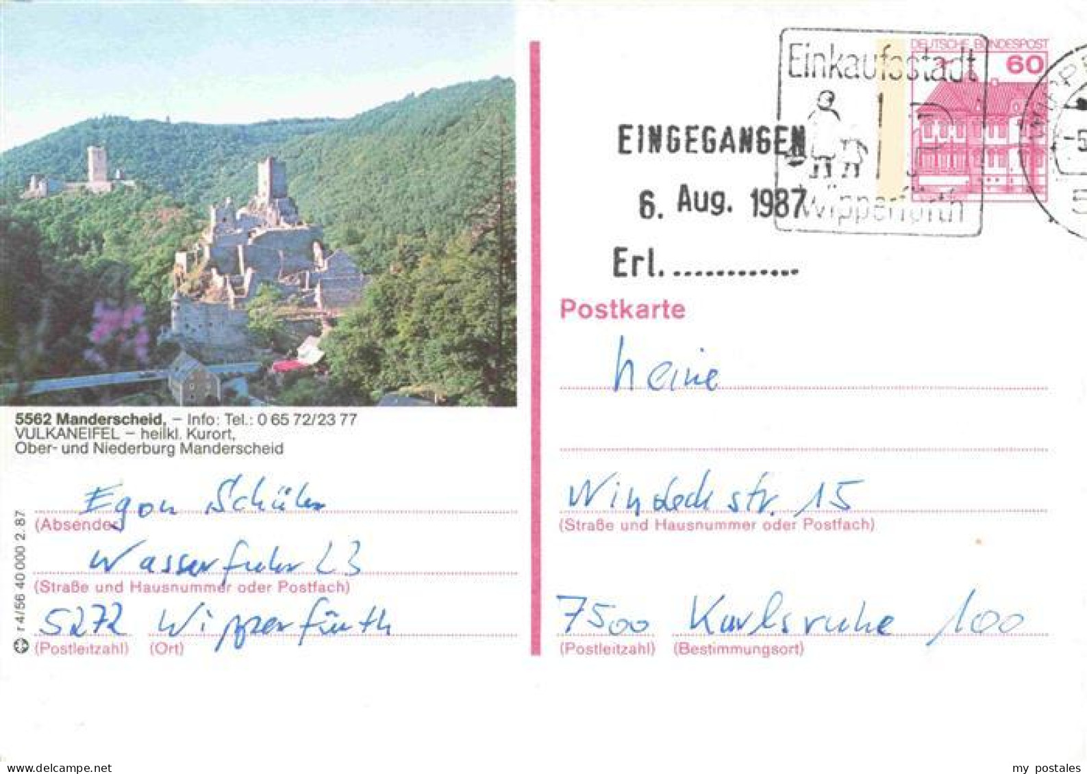 73962179 Manderscheid_Eifel Ober- Und Niederburg - Manderscheid