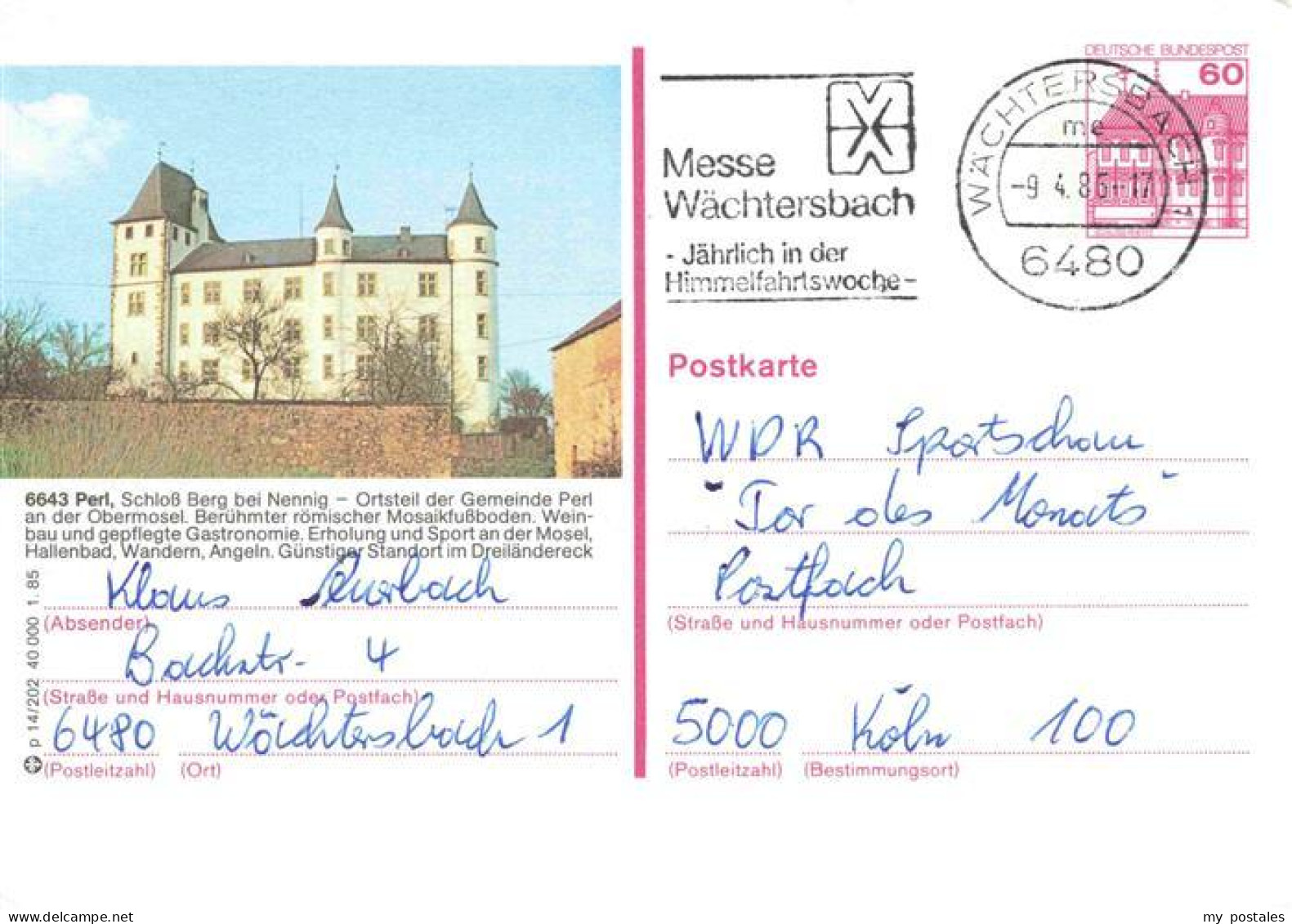 73962178 Nennig Schloss Berg - Perl