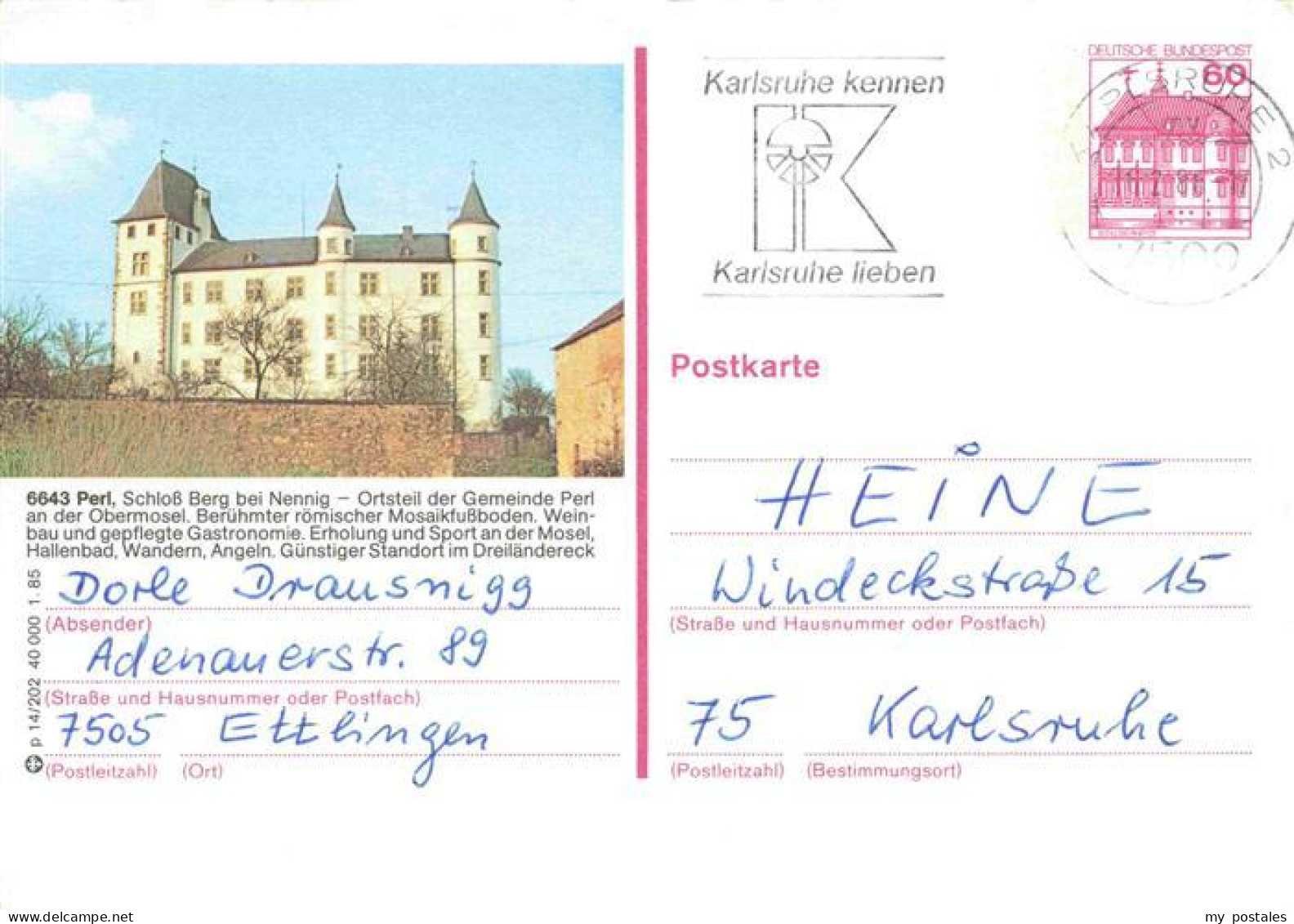 73962177 Nennig Schloss Berg - Perl
