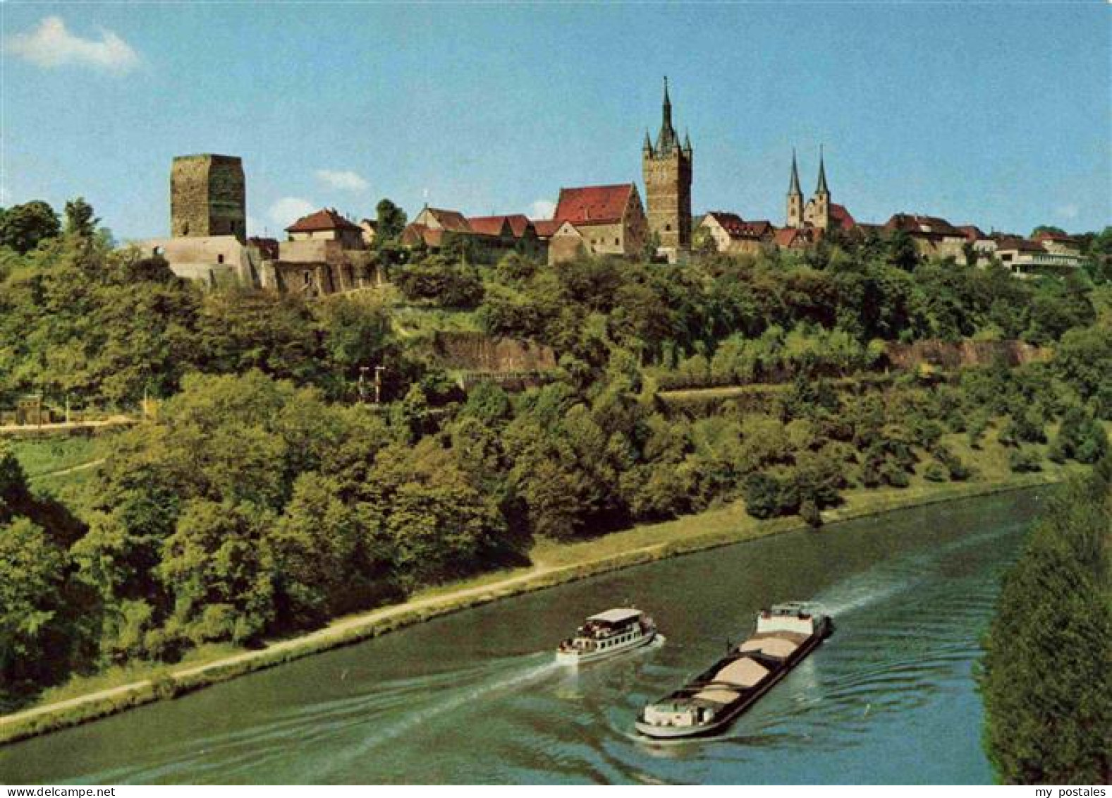 73962093 Bad_Wimpfen_Neckar Panorama Blick Ueber Den Neckar Zur Stadt - Bad Wimpfen