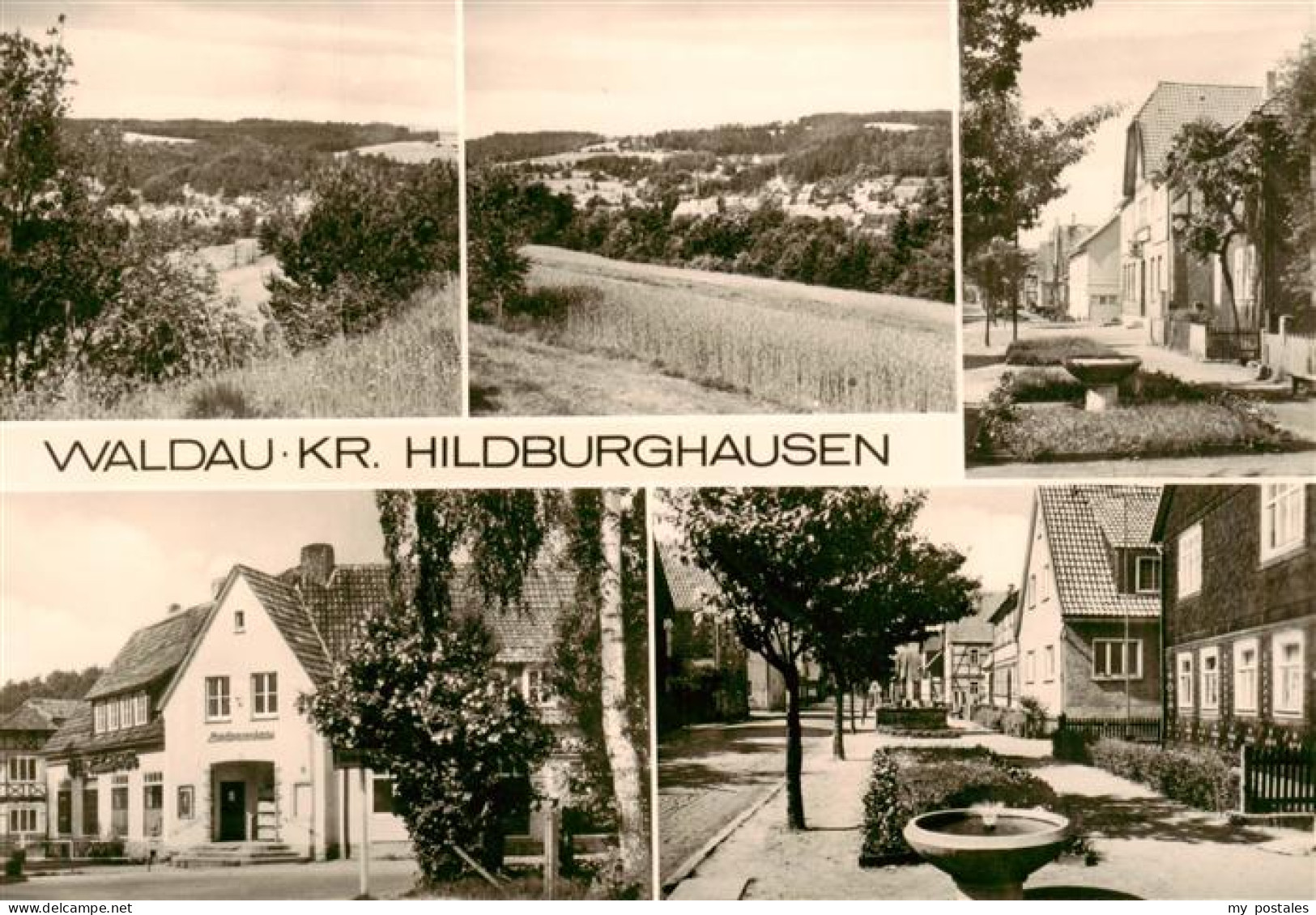 73922005 Waldau_Hildburghausen Teilansichten Ortspartien Landwarenhaus - Hildburghausen