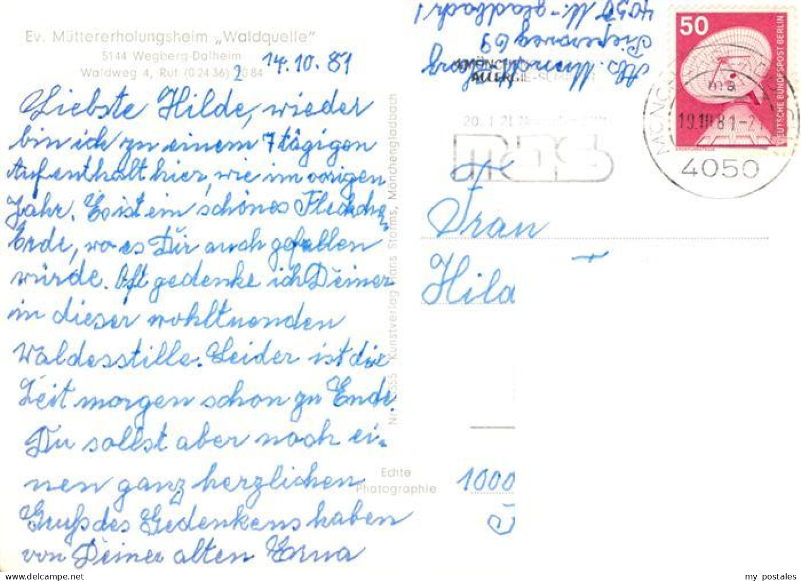 73921978 Dalheim_Wegberg Ev Muettererholungsheim Waldquelle - Wegberg