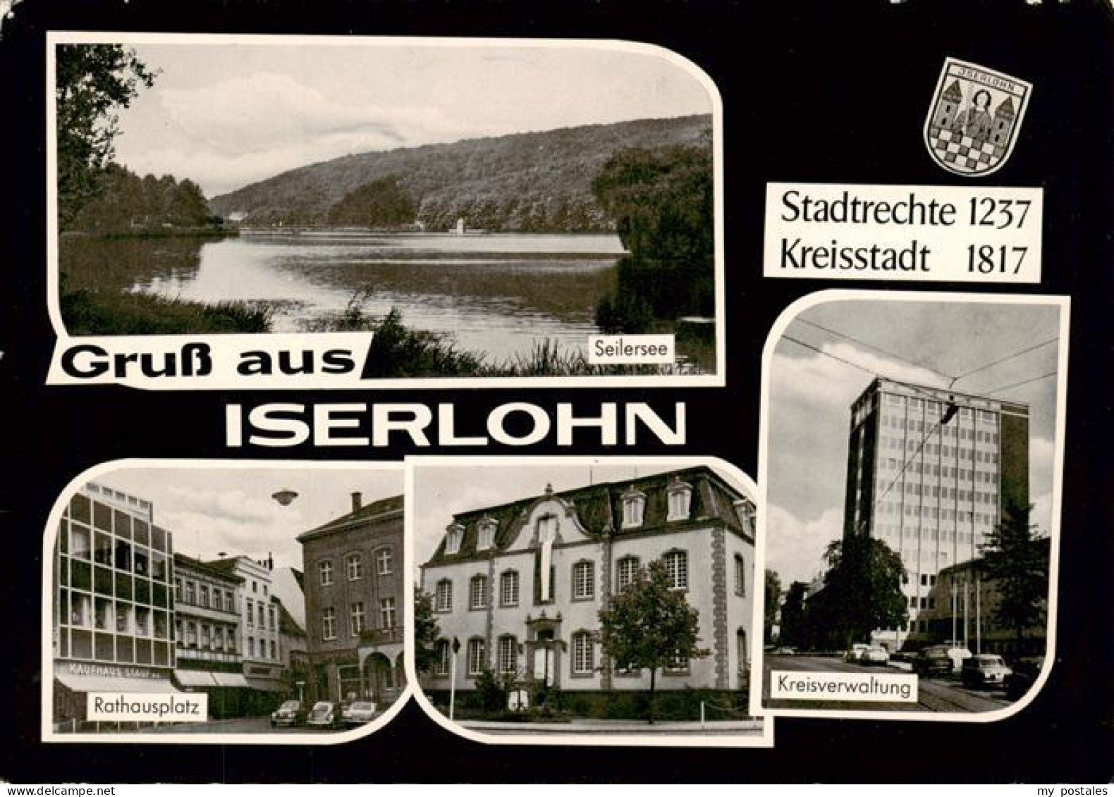 73921963 Iserlohn Seilersee Rathausplatz Rathaus Kreisverwaltung - Iserlohn