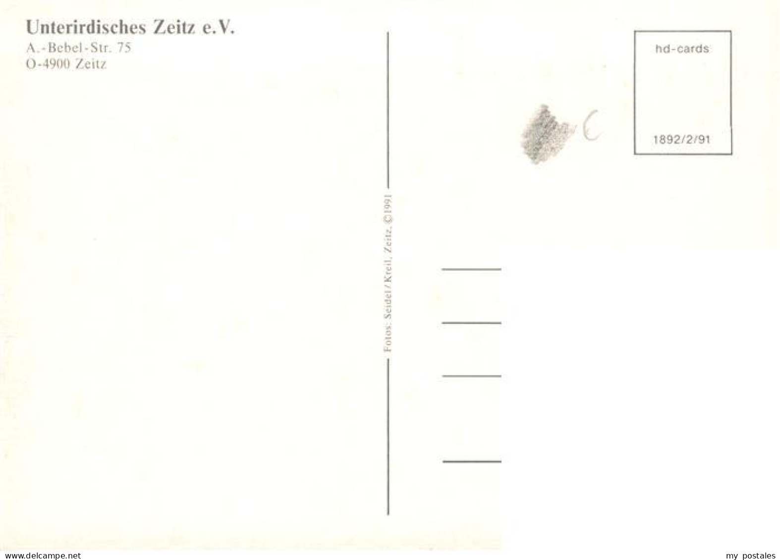 73880975 Zeitz Unterirdisches Zeitz Zeitz - Zeitz