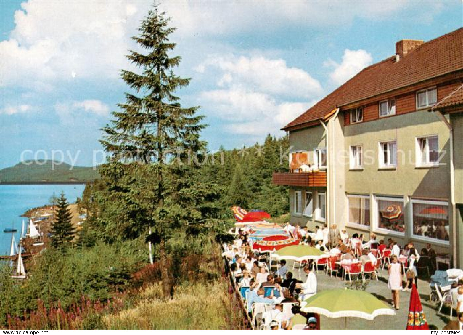 73847440 Langelsheim Hotel Berghof Terrasse Innerstetalsperre  Langelsheim - Langelsheim