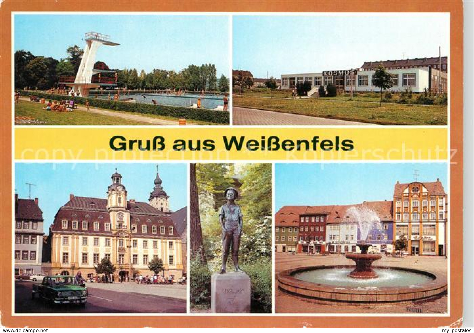 73152456 Weissenfels Saale Freibad Gaststaette Kosmos Rathaus Schusterjunge Stat - Weissenfels