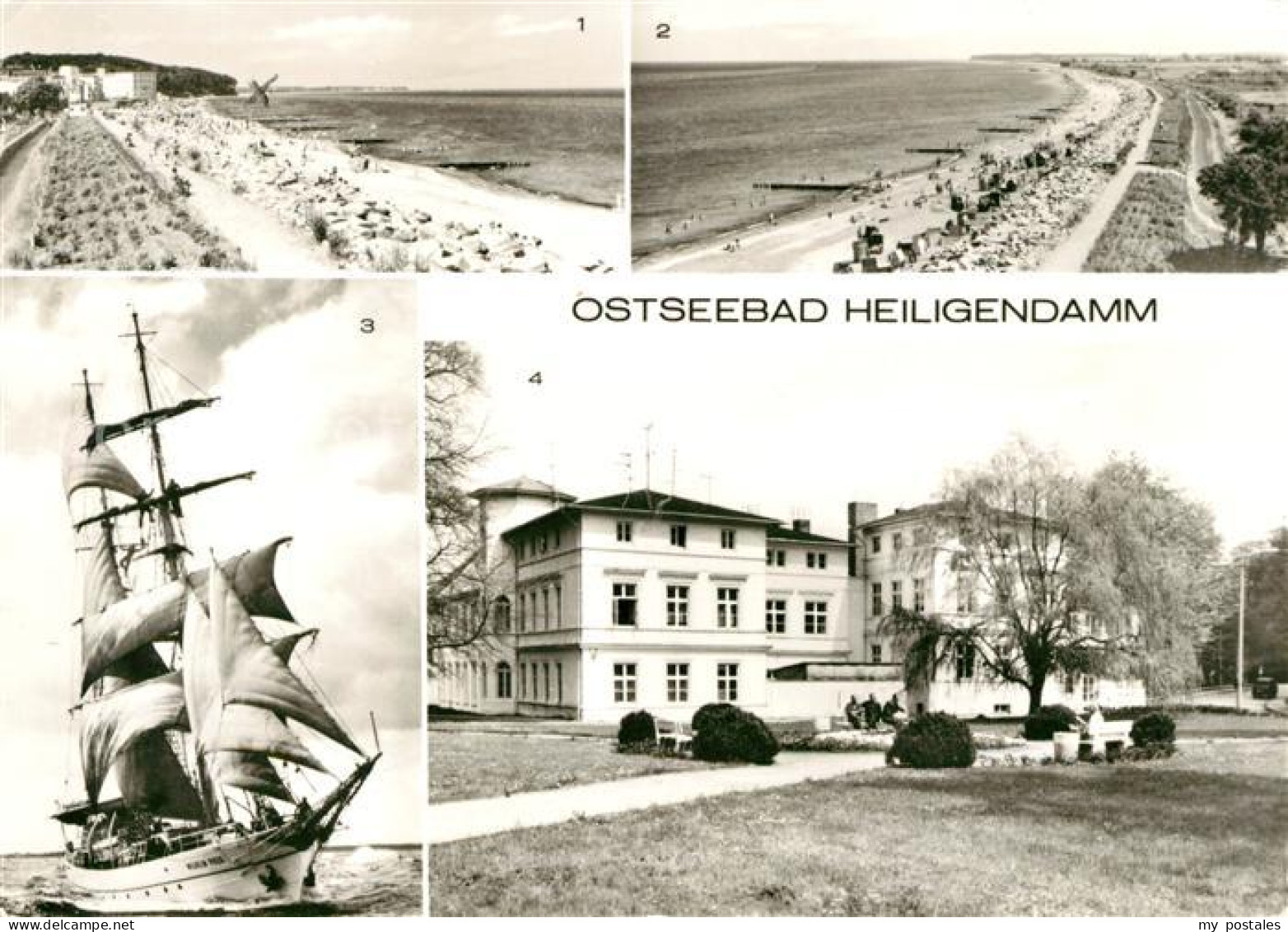 73152440 Heiligendamm Ostseebad Blick Zum Strand Segelschulschiff Wilhelm Pieck  - Heiligendamm