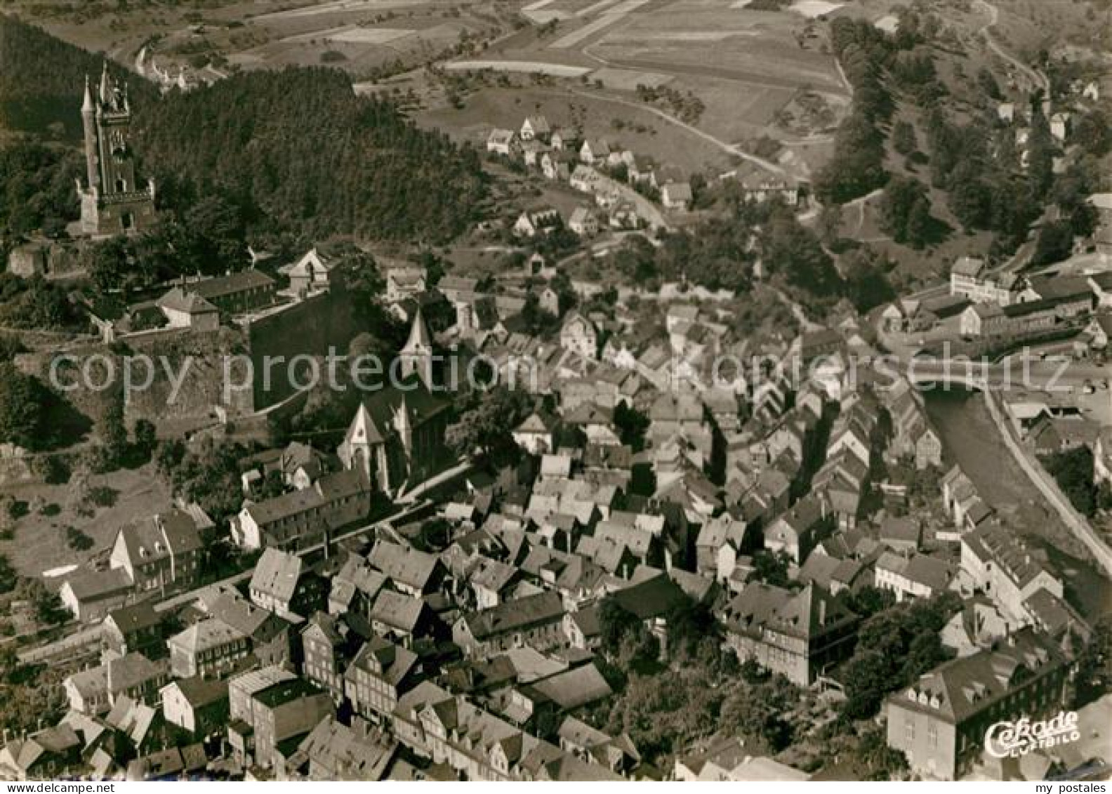 73151514 Dillenburg Fliegeraufnahme Dillenburg - Dillenburg