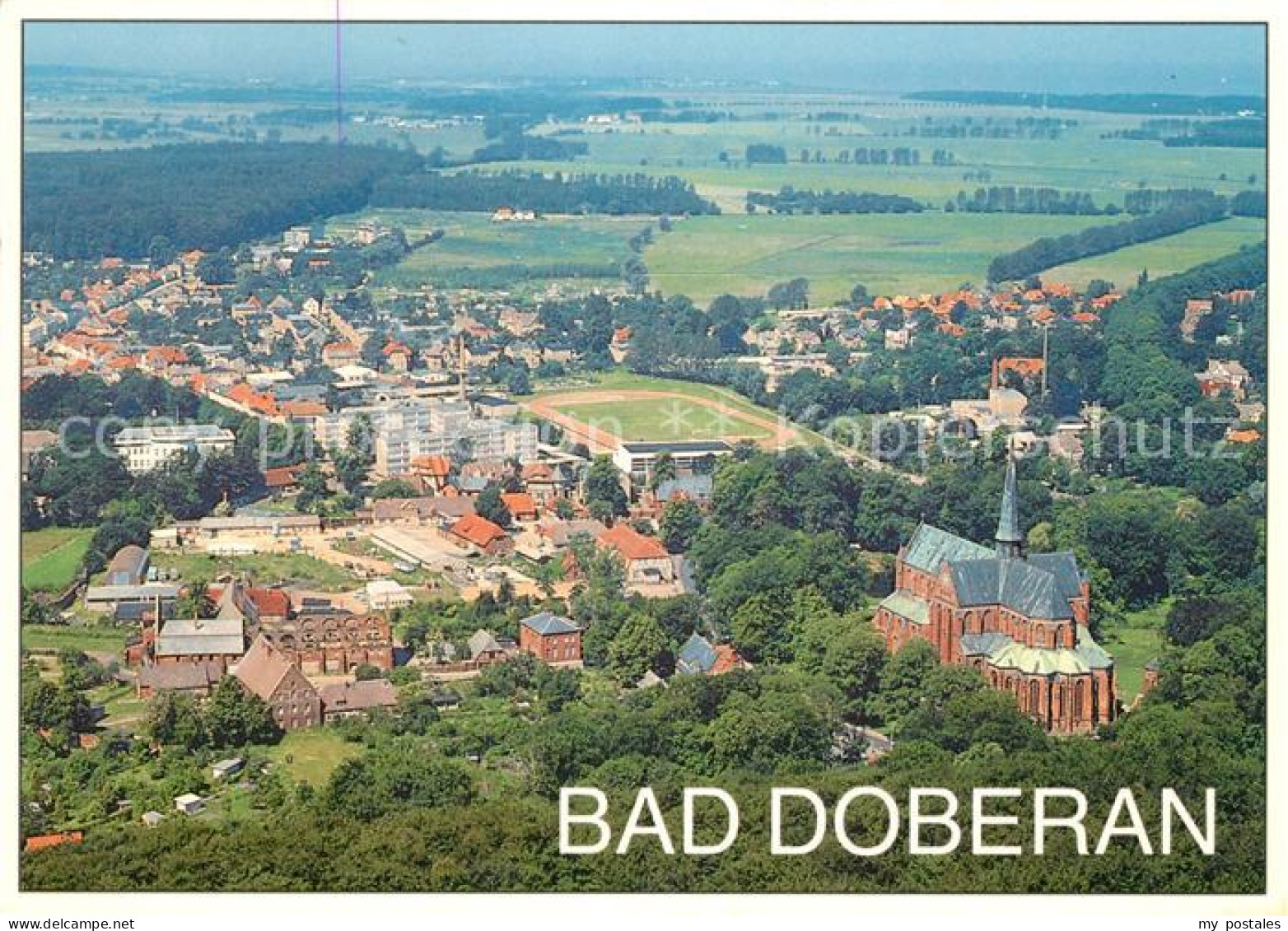 73151493 Bad Doberan Blick Auf Muenster Mit Altstadt Fliegeraufnahme Bad Doberan - Heiligendamm