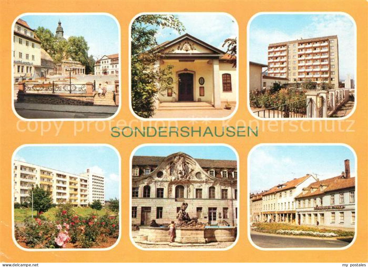 73149501 Sondershausen Thueringen Platz Der DSF Haus Der Kunst Appartementhaus W - Sondershausen