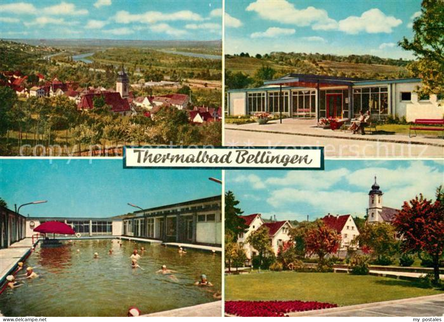 73145113 Bad Bellingen Thermalbad Therme Stadtpanorama Rheintal Ortsmotiv Mit Ki - Bad Bellingen